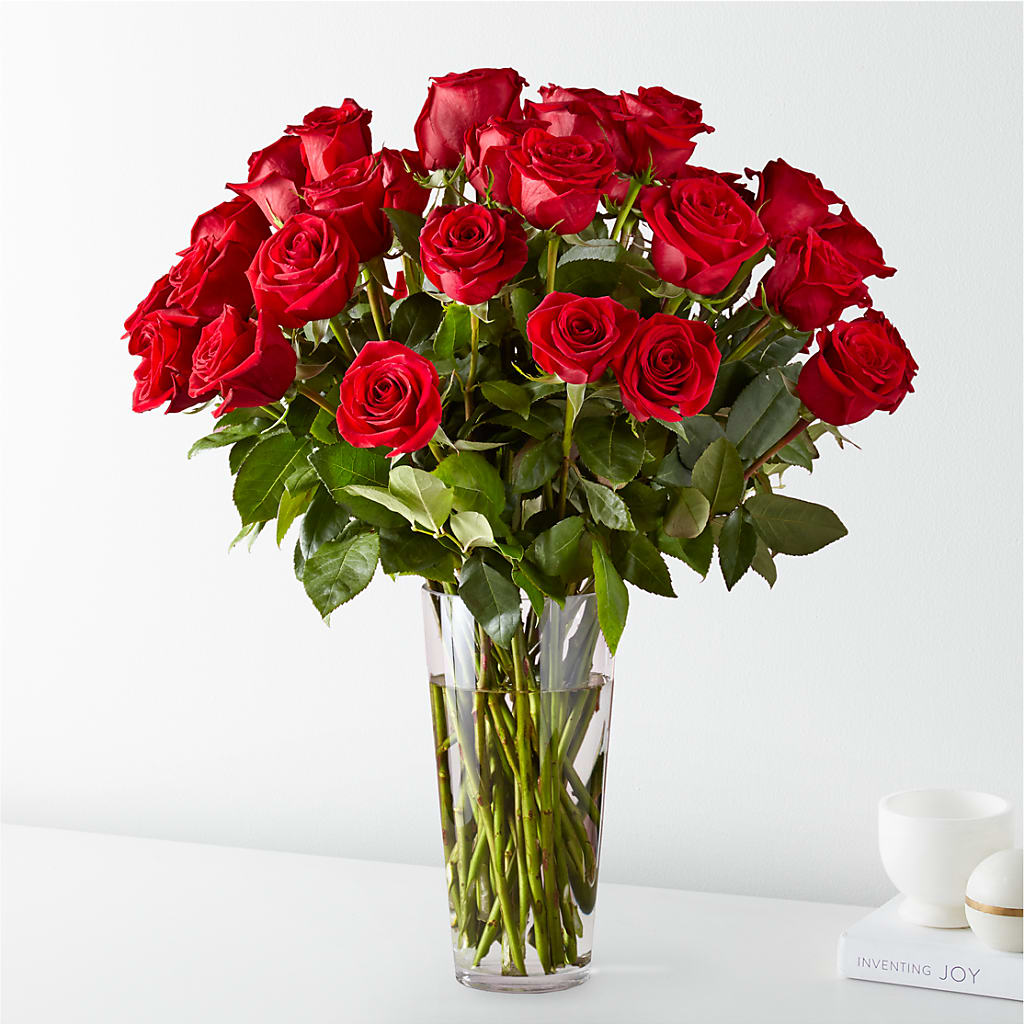 Long Stem Red Rose Bouquet – Menlo Florist, Menlo Park CA