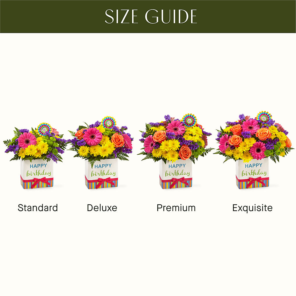 Birthday Brights Bouquet – Menlo Florist, Menlo Park CA