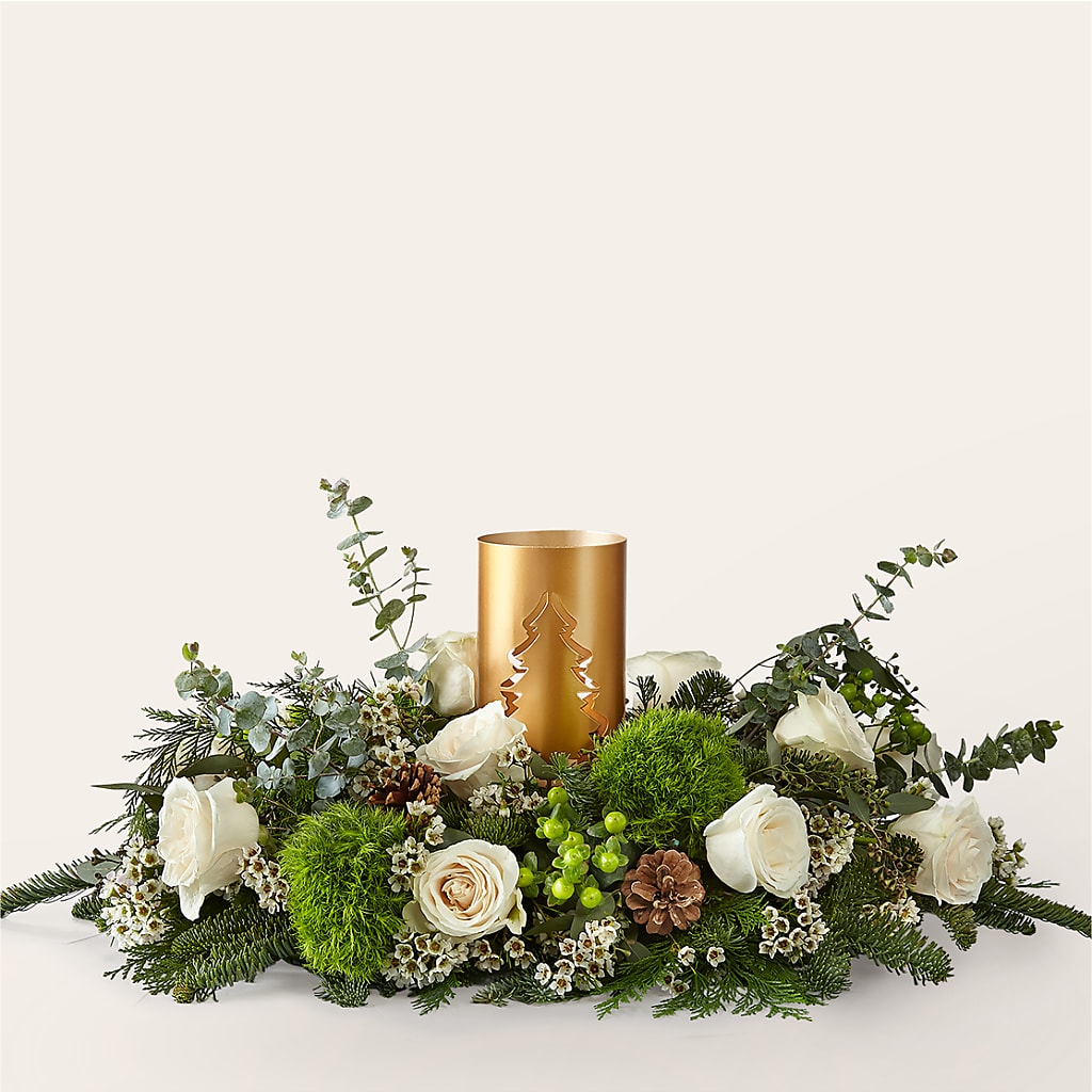 Chestnuts Roasting Centerpiece – Menlo Florist, Menlo Park CA