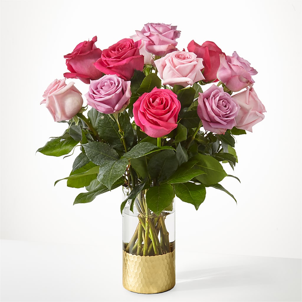 Pure Beauty Mixed Roses – Menlo Florist, Menlo Park CA