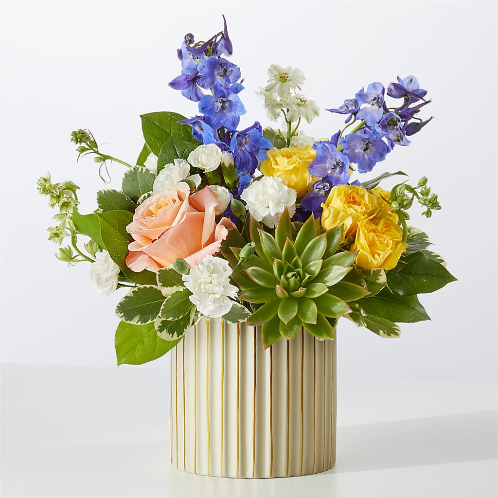 Cobalt Reverie Bouquet – Menlo Florist, Menlo Park CA