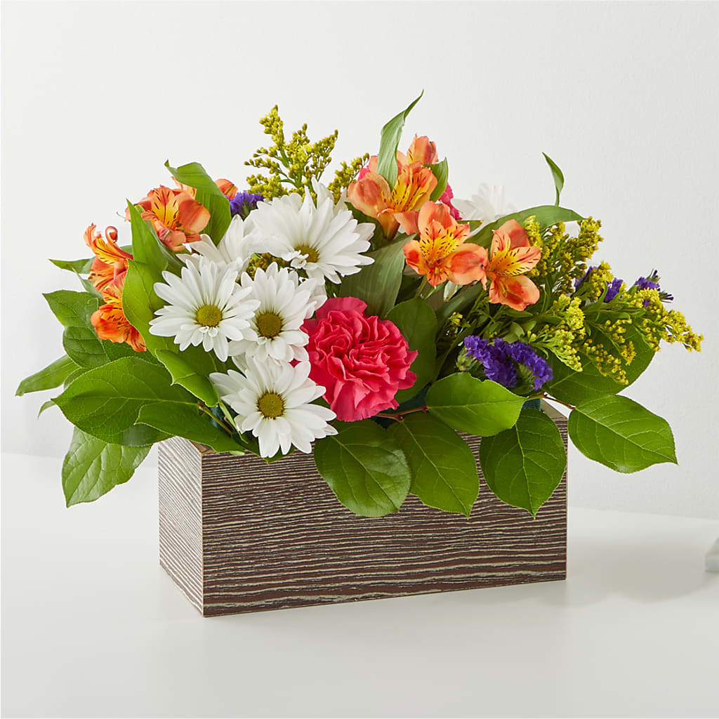 Oopsie Daisy Box Bouquet – Menlo Florist, Menlo Park CA