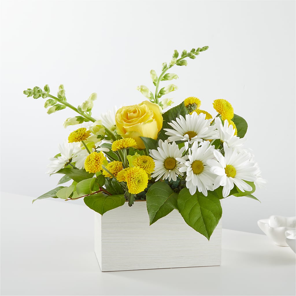 Sun Salutation Box Bouquet – Menlo Florist, Menlo Park CA