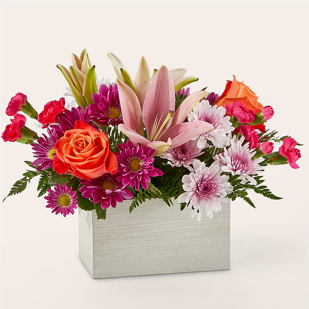 Light of My Life Box Bouquet – Menlo Florist, Menlo Park CA