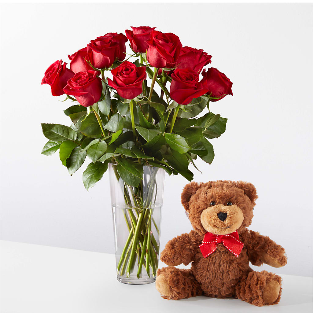 Romantic Long Stem Red Rose Bouquet Bundles – Menlo Florist, Menlo Park CA
