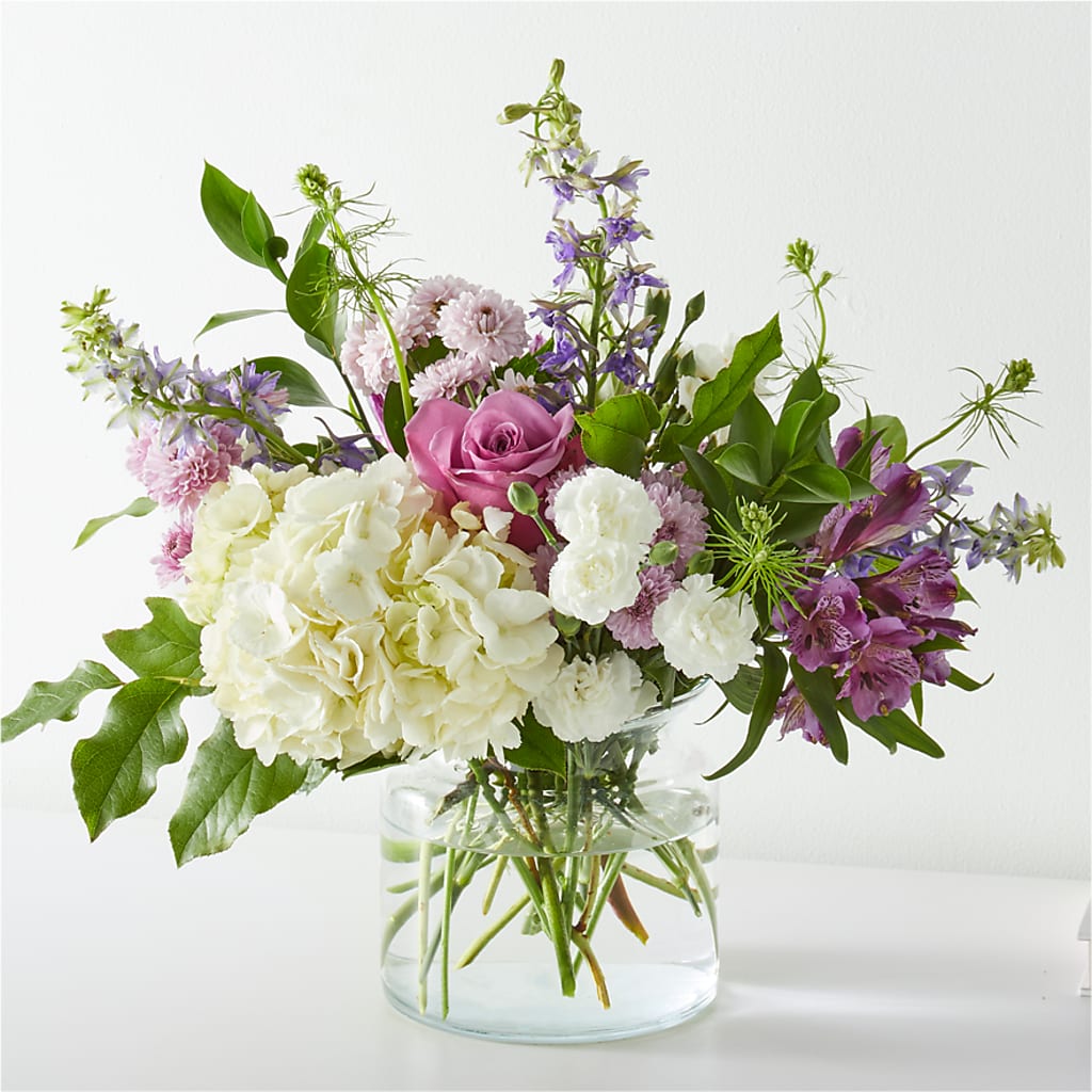 Violet Caress Bouquet – Menlo Florist, Menlo Park CA