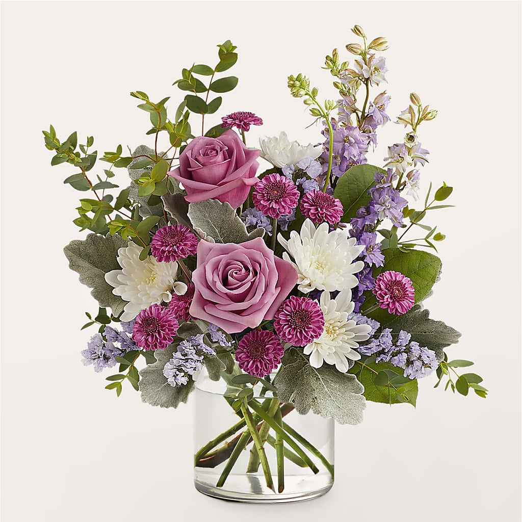 Violet Frost Bouquet – Menlo Florist, Menlo Park CA
