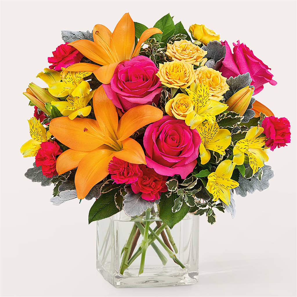 To the Tropics Bouquet – Menlo Florist, Menlo Park CA