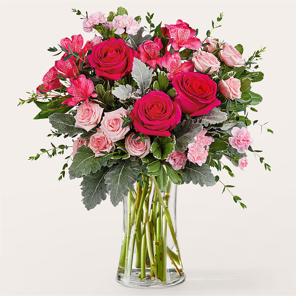 Tickled Pink Bouquet – Menlo Florist, Menlo Park CA