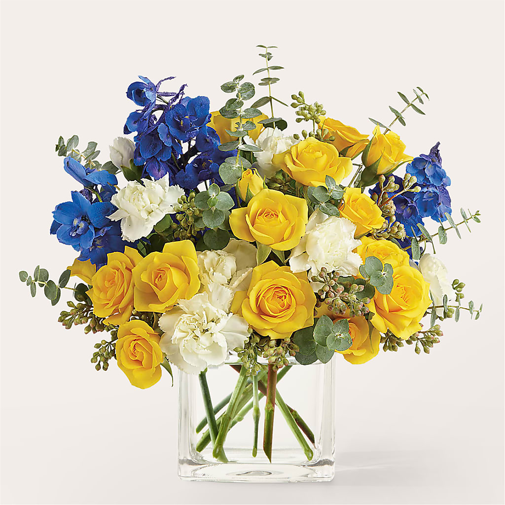 Sparkling Citrine Bouquet – Menlo Florist, Menlo Park CA