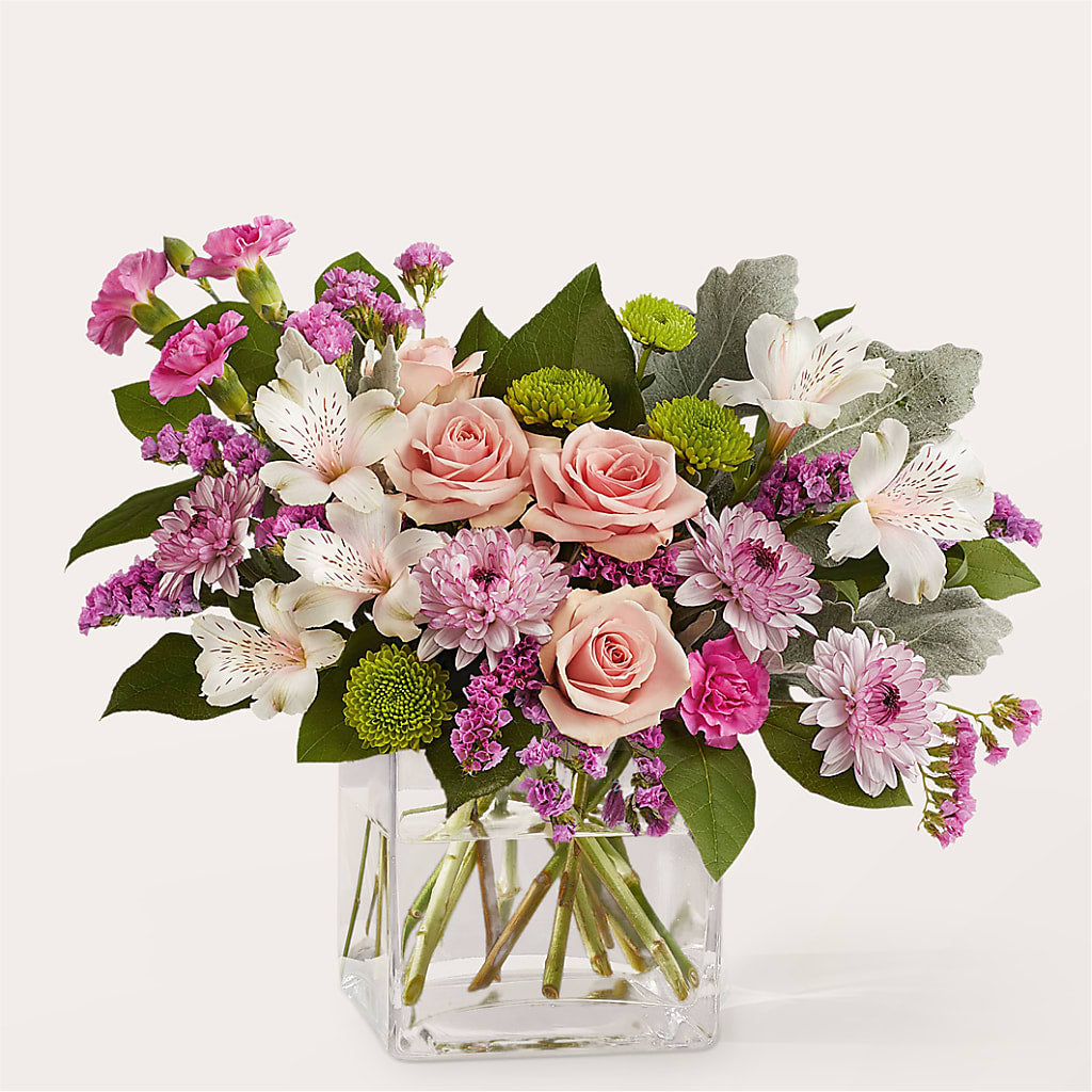 Pink Suede Bouquet – Menlo Florist, Menlo Park CA