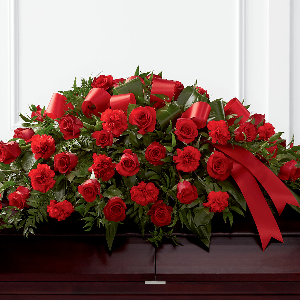 Tribute of Life Casket Spray – Menlo Florist, Menlo Park CA