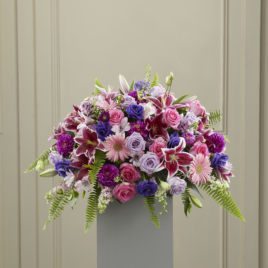 Fare Thee Well Pedestal – Menlo Florist, Menlo Park CA