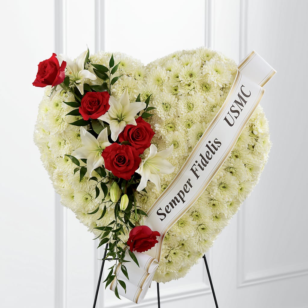 Heartfelt Hero Standing Heart – Menlo Florist, Menlo Park CA