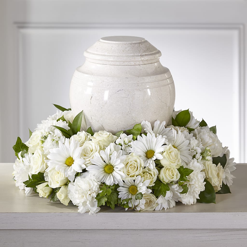 Ivory Gardens Cremation Adornment – Menlo Florist, Menlo Park CA