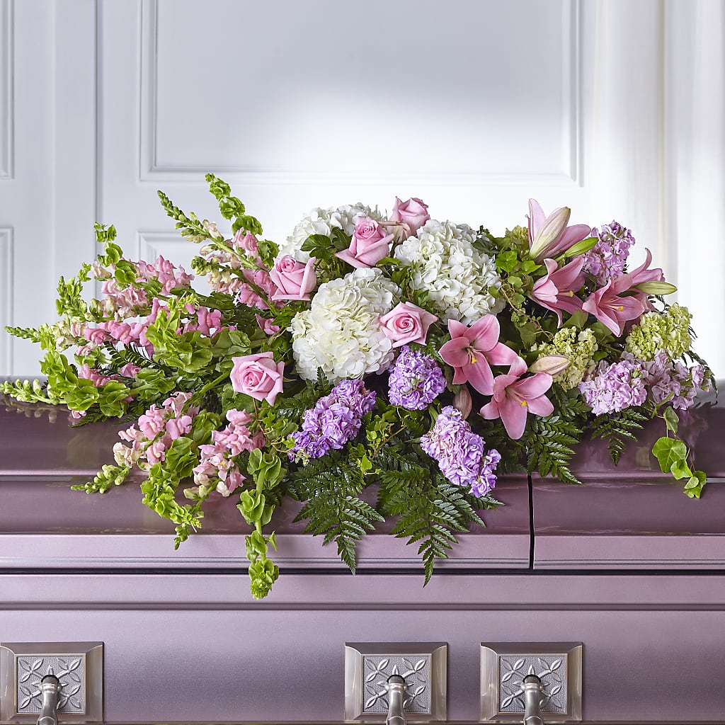 Life's Gratitude Casket Spray – Menlo Florist, Menlo Park CA