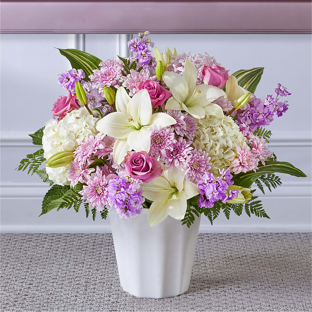 Heaven Sent Floor Basket – Menlo Florist, Menlo Park CA