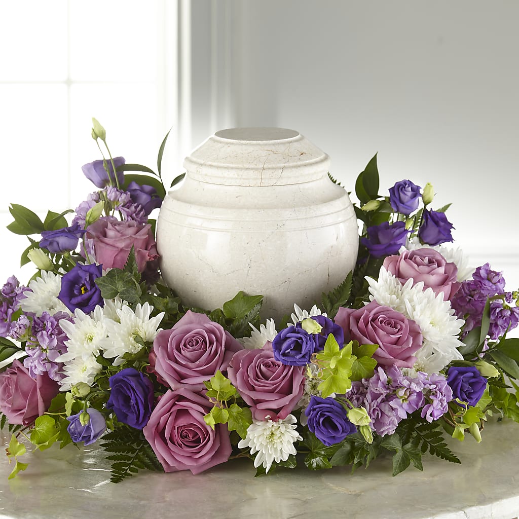 Blooming Sympathy Cremation Adornment – Menlo Florist, Menlo Park CA