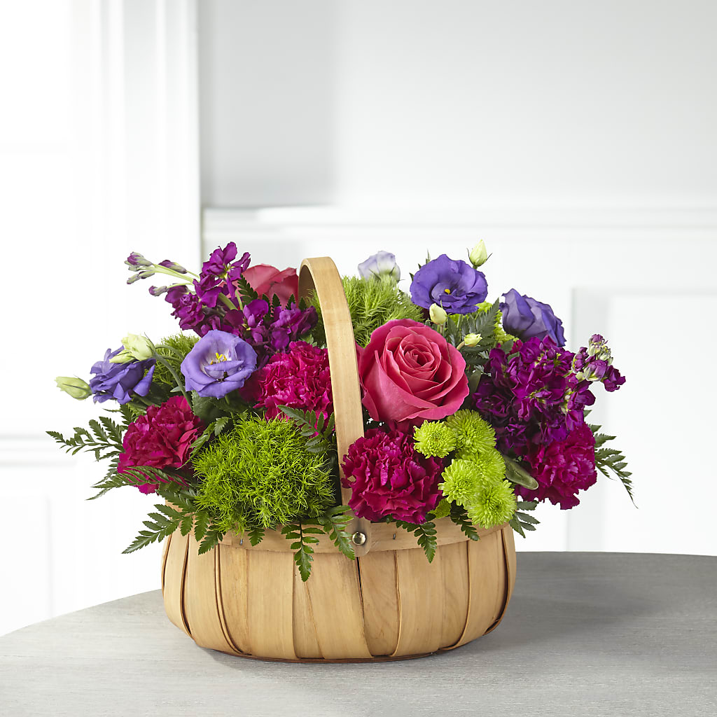 Serene Sanctuary Basket – Menlo Florist, Menlo Park CA