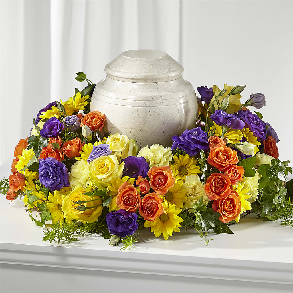 Blossoms of Remembrance Cremation Adornment – Menlo Florist, Menlo Park CA