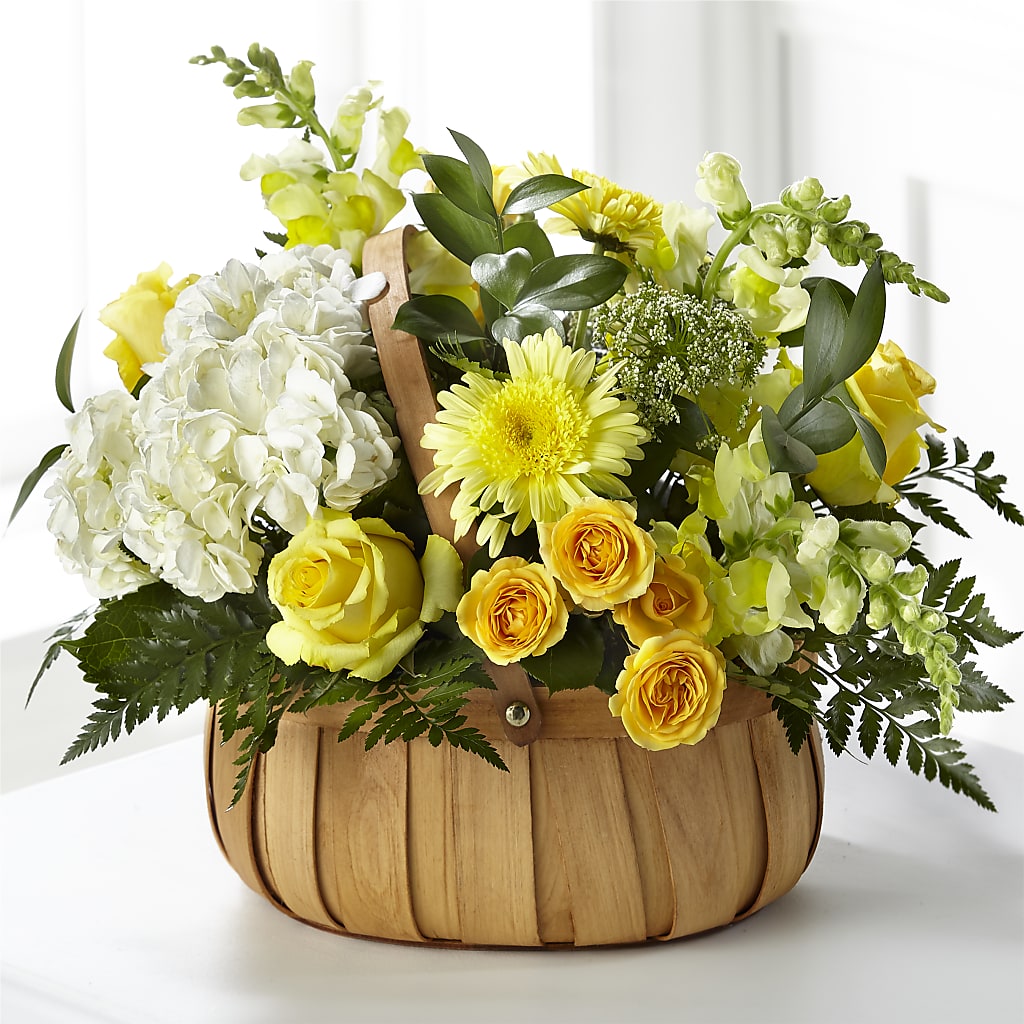 Rustic Remembrance Basket – Menlo Florist, Menlo Park CA