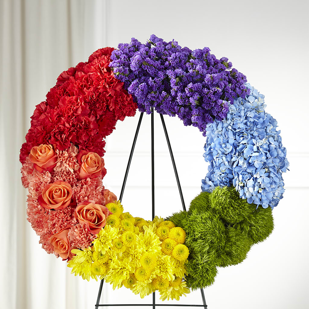 Circle of Love Wreath – Menlo Florist, Menlo Park CA