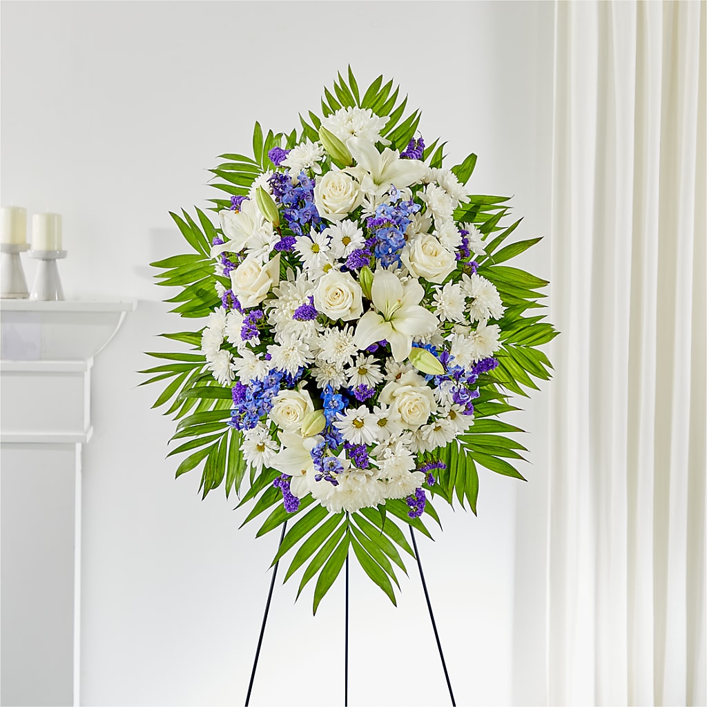 At Rest Standing Spray – Menlo Florist, Menlo Park CA