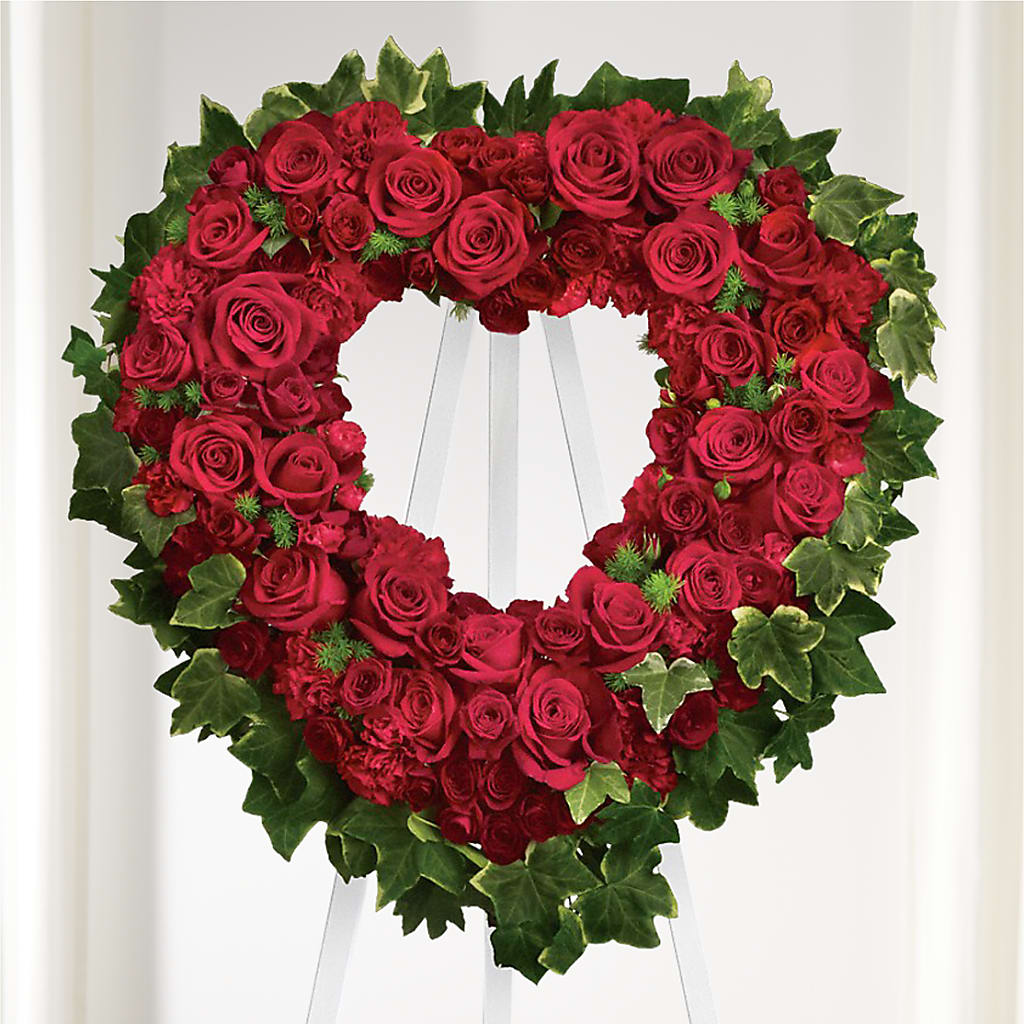 Wholehearted Standing Spray – Menlo Florist, Menlo Park CA