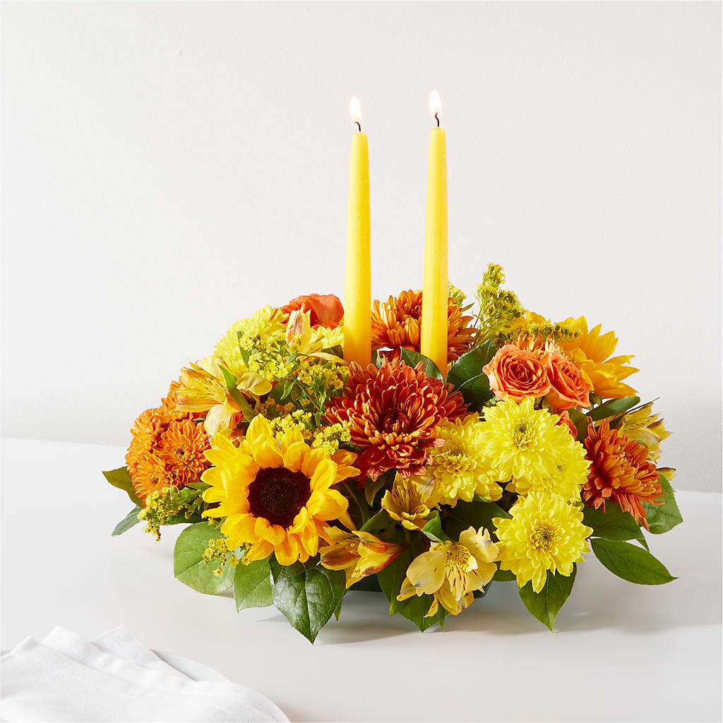 Autumn Harmony Centerpiece – Menlo Florist, Menlo Park CA
