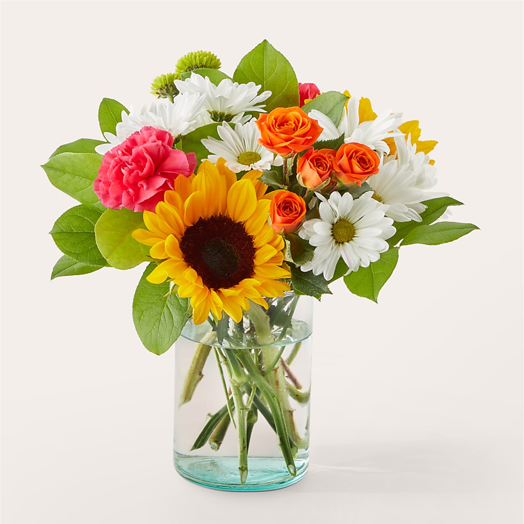 Sun-drenched Blooms Bouquet – Menlo Florist, Menlo Park CA