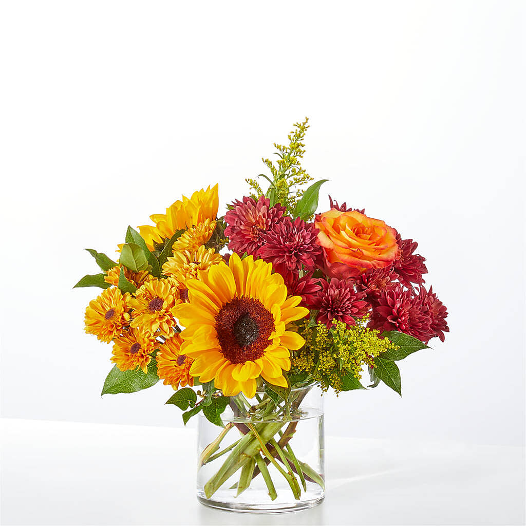 Flannel Scarf Bouquet – Menlo Florist, Menlo Park CA