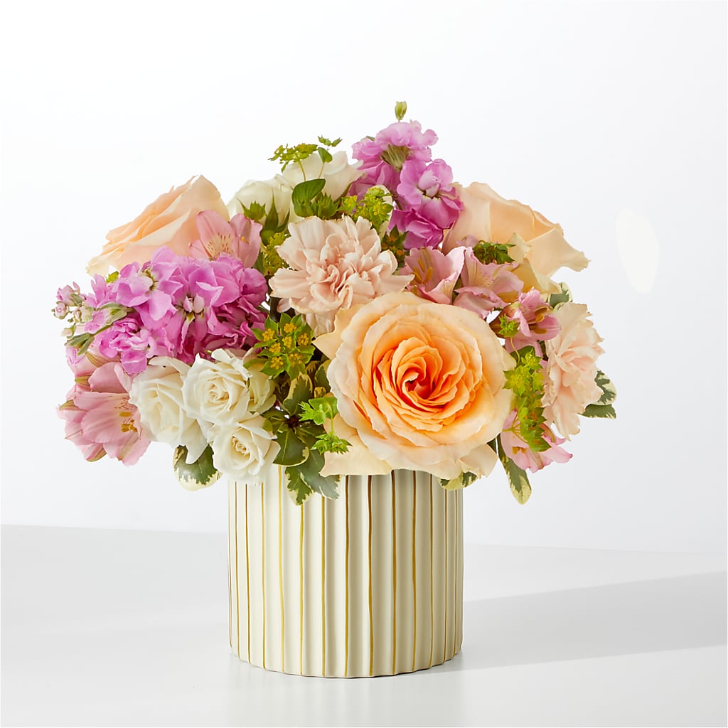 Paradise Bouquet with Ivory Vase – Menlo Florist, Menlo Park CA