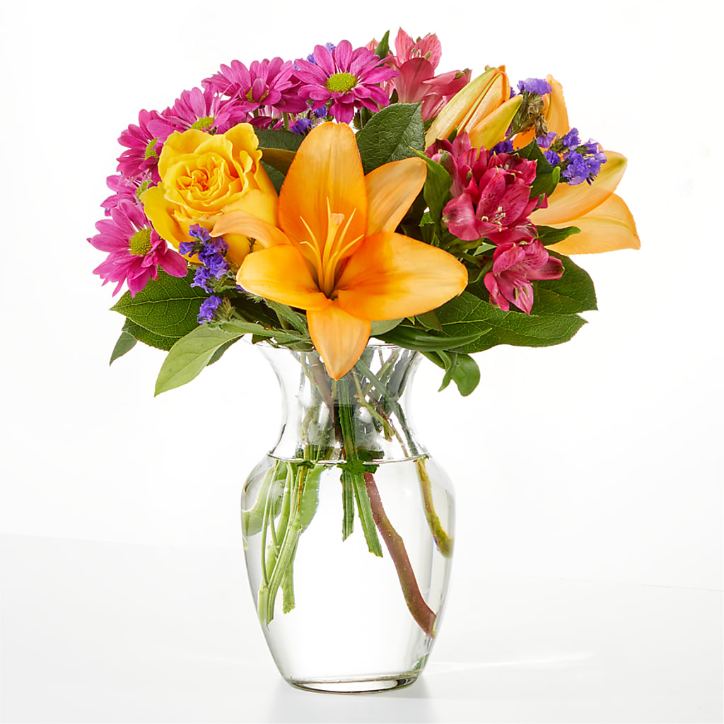 Colorful Visions Bouquet – Menlo Florist, Menlo Park CA