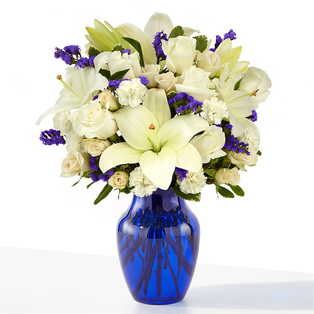 Sapphire Rush Bouquet – Menlo Florist, Menlo Park CA