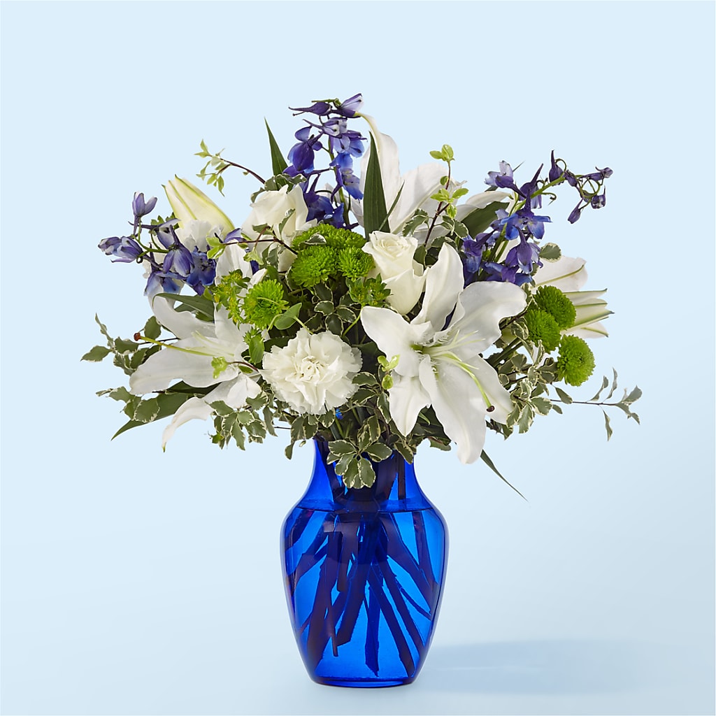 Santorini Bouquet – Menlo Florist, Menlo Park CA
