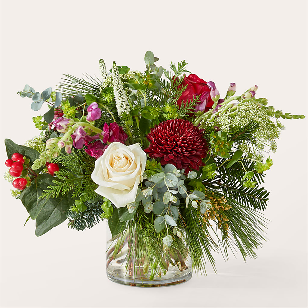 Cranberry Fizz Bouquet – Menlo Florist, Menlo Park CA