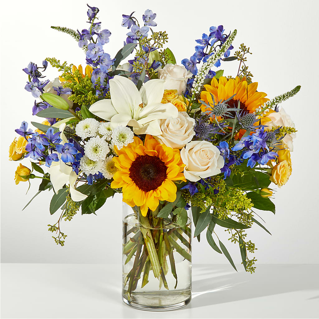 Wonderfully Sunny Bouquet – Menlo Florist, Menlo Park CA
