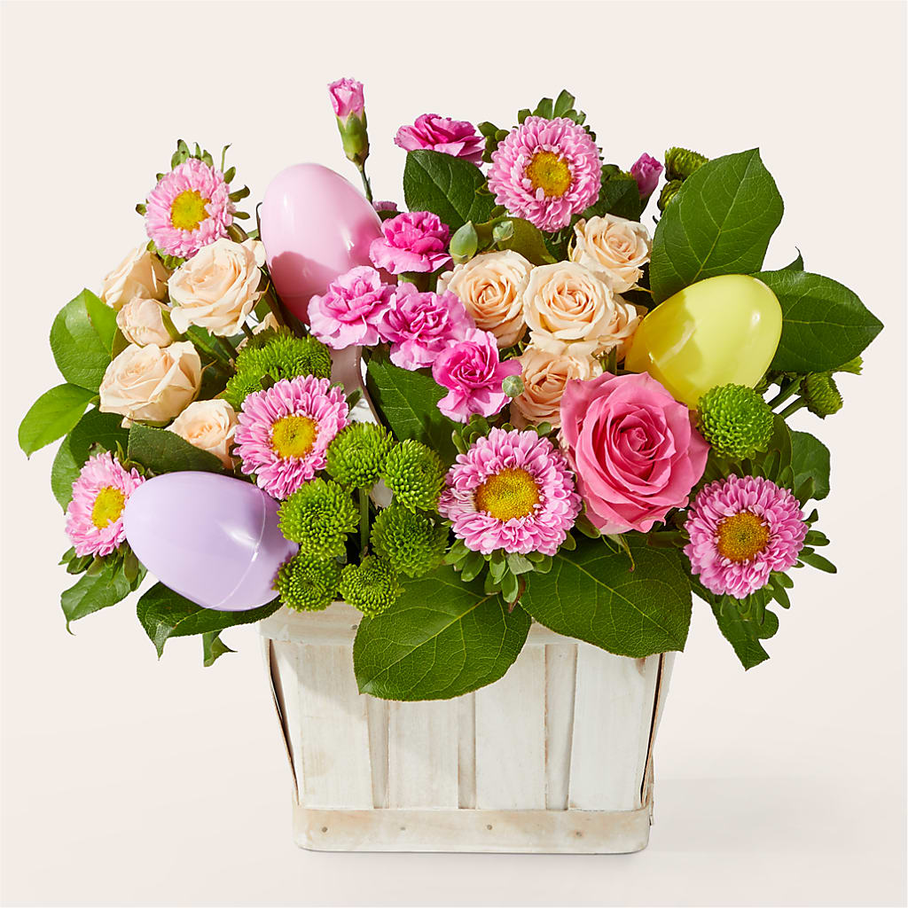 Get Eggcited Basket – Menlo Florist, Menlo Park CA