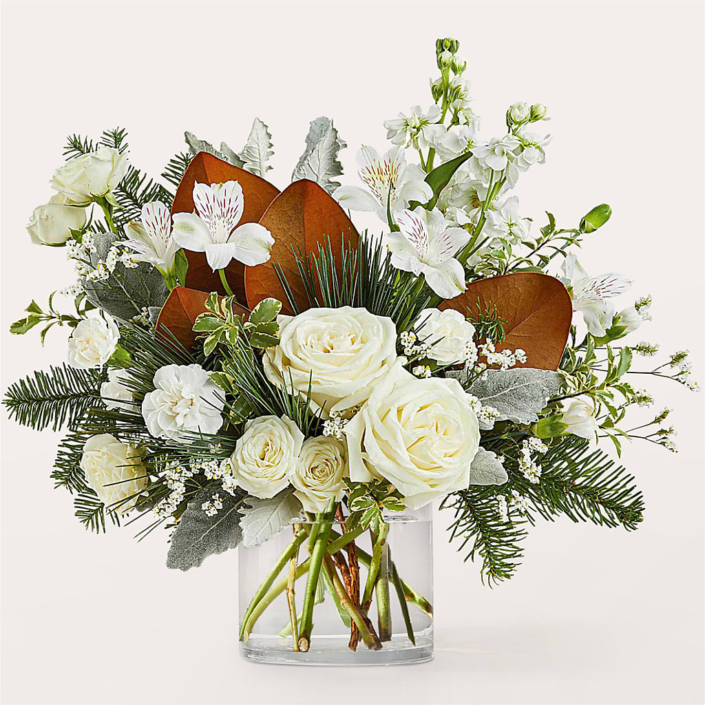 Fresh Snowfall Bouquet – Menlo Florist, Menlo Park CA