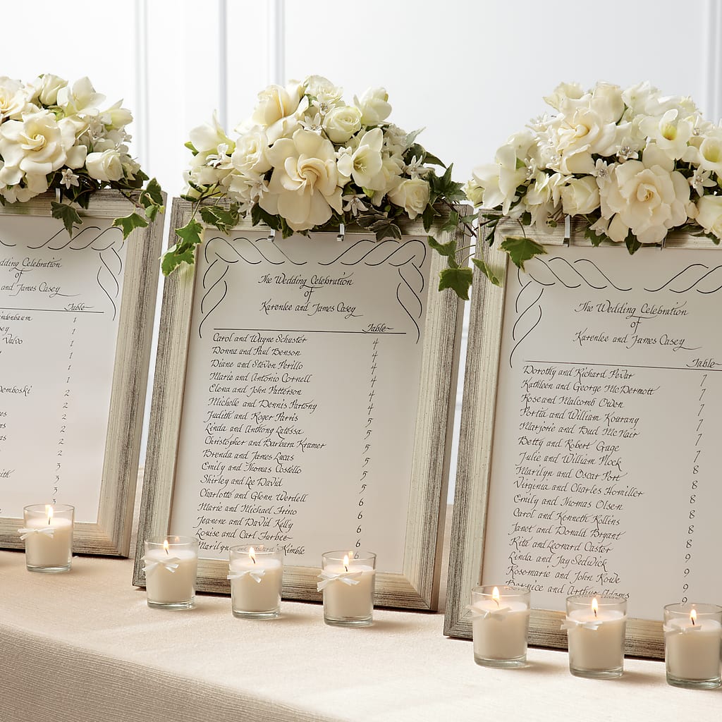 Colonnade Frame Décor – Menlo Florist, Menlo Park CA