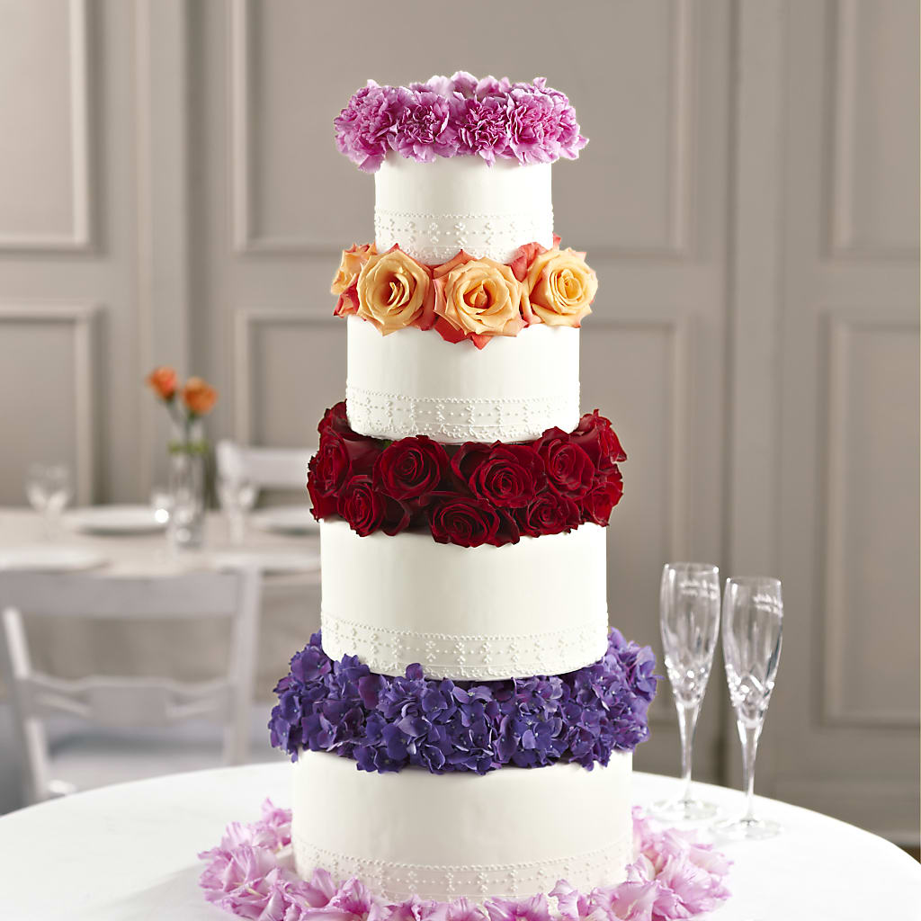 Infinite Love Cake Décor – Menlo Florist, Menlo Park CA