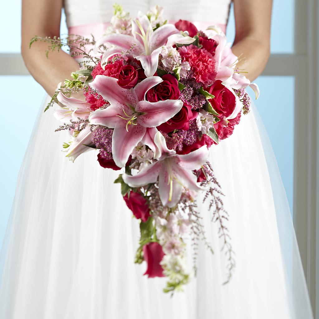 Lily & Rose Bouquet – Menlo Florist, Menlo Park CA