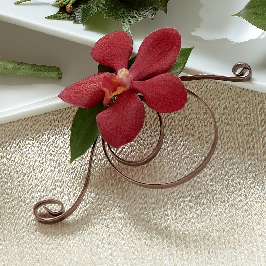 Red Mokara Boutonniere – Menlo Florist, Menlo Park CA