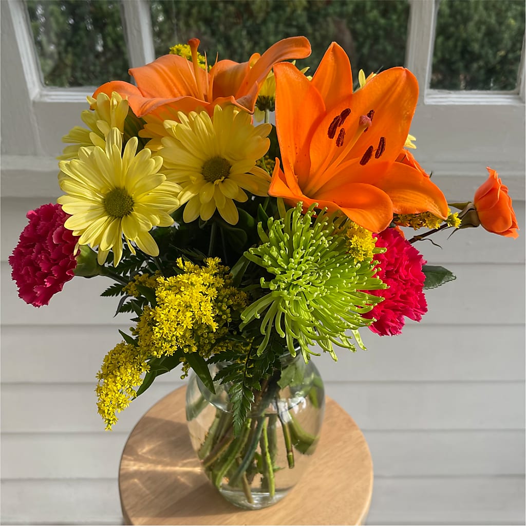 Bold & Bright – A Florist Original –  Menlo Florist, Menlo Park CA