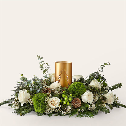 Chestnuts Roasting Centerpiece –  Menlo Florist, Menlo Park CA