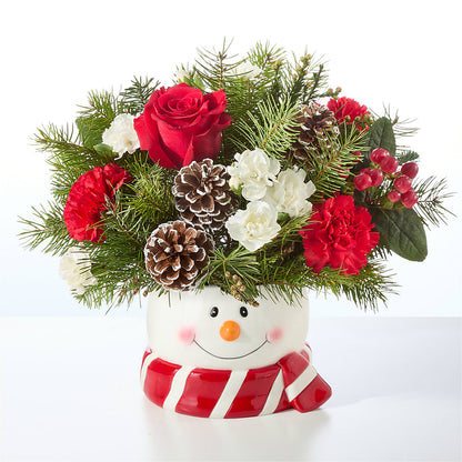 Jolly Snowman Bouquet –  Menlo Florist, Menlo Park CA