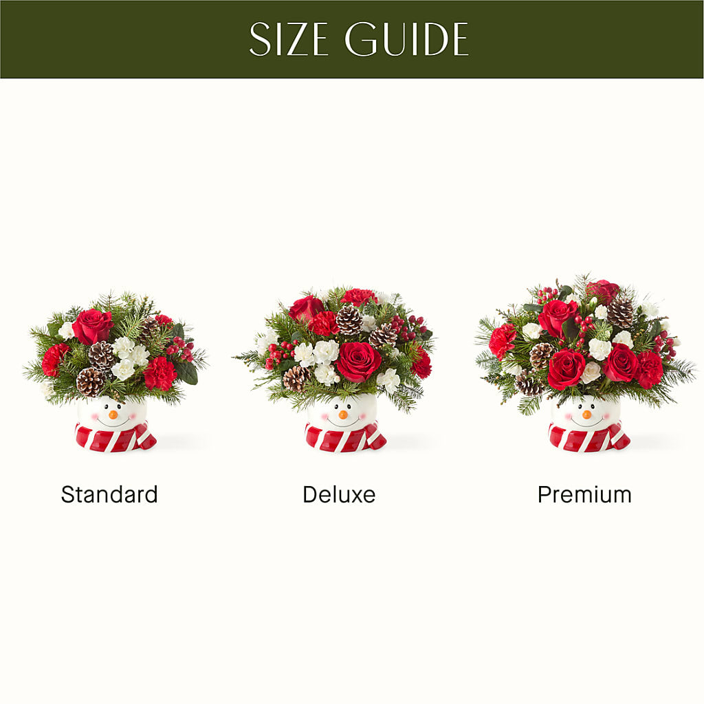 Jolly Snowman Bouquet –  Menlo Florist, Menlo Park CA