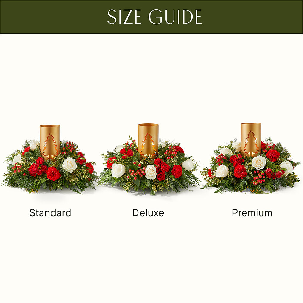 December Dreams Centerpiece –  Menlo Florist, Menlo Park CA