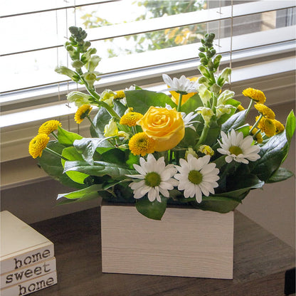 Sun Salutation Box Bouquet –  Menlo Florist, Menlo Park CA