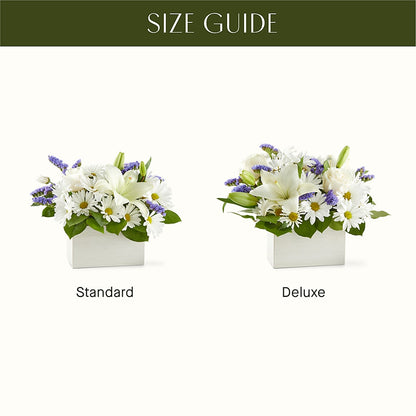 Beyond Blue Box Bouquet –  Menlo Florist, Menlo Park CA